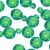 Mixed Size Apple Green Table Crystals (Pack of 350)