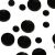 Mixed Size Jet Black Table Crystals (Pack of 350)