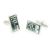 Silver Smart Mobile Phone Cufflinks