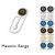 Silver Rhodium Plated Masonic Book Mark Multiple Variations Available