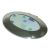 Oval Ladies Handbag Mirror with Contemporary Squares Design
