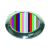 Multicoloured Stripes Ladies Round Handbag Mirror