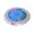 Vivid Blue Floral Ladies Round Handbag Mirror