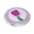 Romantic Single Stem  Red Rose Design Handbag Mirror