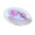 Oval Handbag Mirror with Fabulous Fuschia Design