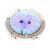 Twin Lilac Daisy Design Handbag Hanger, Presented with Organza Bag