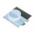 Square Handbag Mirror with Art Deco Design