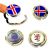 Personalised image or text Ladies Handbag Hanger, Presented with Organza Bag