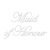 Rhinestone Crystal iron on T Shirt Design - Maid of Honour