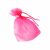 Small Hot Pink Organza Bags (Pack of 10)
