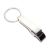 Silver Finish Bottle Opener Keyring (engravable)