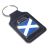 Bonded Leather Key Fob with Scotland Flag