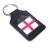 Bonded Leather Key Fob with English Cross of St George