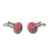 Red & Black Yin & Yang Cufflinks