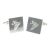 Snowboarder Engraved Cufflinks
