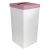 White Wedding Post Box with Pink Lid
