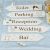 To Have and to Hold Pack of 5 Wedding Signs