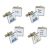Smile Blue Design Square Wedding Cufflinks
