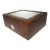 Burl Colour Glass Top 30 Size Humidor