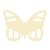 Ivory Butterfly Place Cards (Pack of 10)