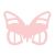 Light Pink Butterfly Place Cards (Pack of 10)