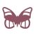 Maroon Butterfly Place Cards (Pack of 10)