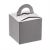 Pack of 10 Silver Favour Boxes