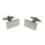 Engraved Common Time Musical Cufflinks