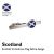 St Andrews Cross Scottish Flag Tie Clip