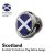 St Andrews Cross Scottish Flag Design Lapel Pin Badge