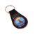 Bonded Leather St Christopher Protect Us Keyring