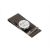 White Design Musical Notes Money Clip