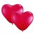 Red Heart Shaped Balloons (10 Pack)