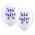 Hen Night White with Purple Text Balloon Pack (10 Pack)