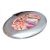 Oval Cubist Pattern Handbag Mirror in Organza Bag