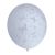 White Butterflies Design on Clear Balloon (10 Pack)