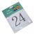 Round White Table Numbers for Holders (13-24 pre-numbered)
