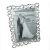 Satin Finish Heart Frame with Crystals 7x5 inch (DWC)