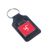 Leather Manx Flag Triskelion Isle of Man Keyring
