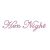 Purple Rhinestone Crystal iron on T Shirt Design -Hen Night