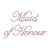 Purple Rhinestone Crystal iron on T Shirt Design - Maid of Honour