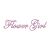 Purple Rhinestone Crystal iron on T Shirt Design - Flower Girl