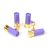 Gold & Light Purple Shotgun Cartridge Cufflinks