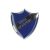 Blue Beer Monster Retro Stag Night Enamel School Badge