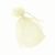 Pack of 10 Large Ivory Organza Bags  ***NOW 33% OFF REGULAR COST***