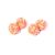 Dark & Light Pink Silk Knot Cufflinks Unboxed