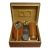 Burl Humidor And Starter Set