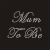 Rhinestone Crystal iron on T Shirt Design - Mum to Be