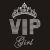 Rhinestone Crystal Iron on T Shirt Design - VIP Girl
