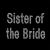 Rhinestone Crystal Iron on T Shirt Design - Double Line Sister of the Bride